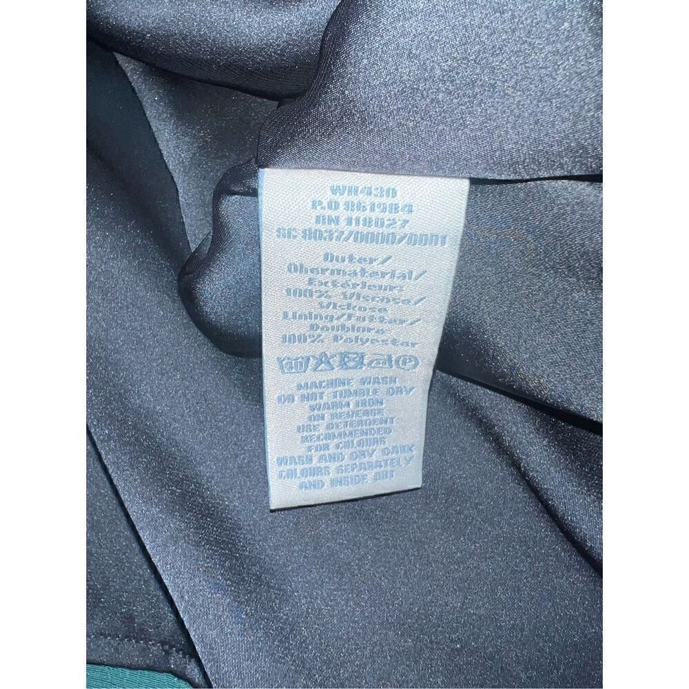 Boden 10R mod colorblock shift tunic long sleeve dress gray teal rust 70’s - Picture 6 of 7